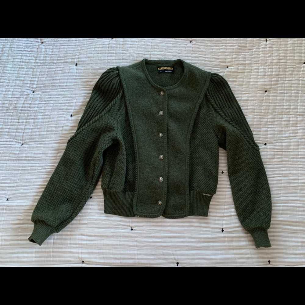 Geiger bomber cardigan